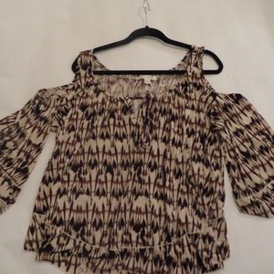 Cold shoulder Boho top by Boston Proper